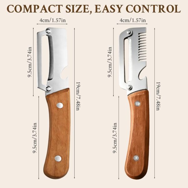 61w13cDJDUL._AC_SL1500_.jpg 2-Pcs Upgrade Vegetable Peeler and Julienne Peeler Set