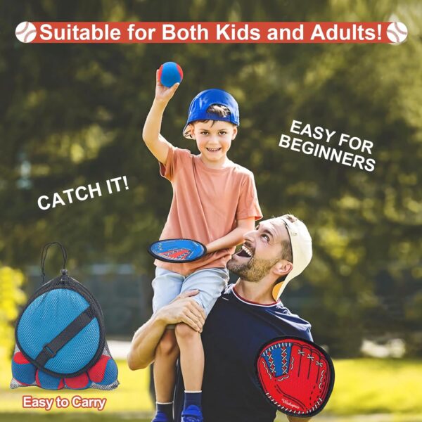 Toss and Catch Ball Game, Kids Toddler Baseball Glove & Catch Ball Toys