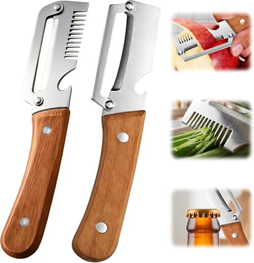 2-Pcs Upgrade Vegetable Peeler and Julienne Peeler Set