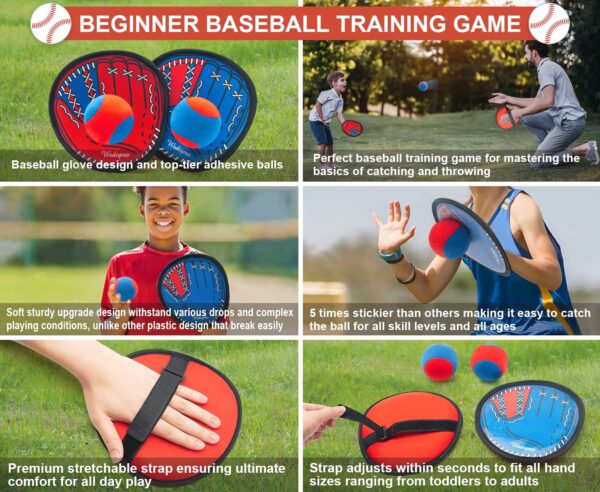 Toss and Catch Ball Game, Kids Toddler Baseball Glove & Catch Ball Toys