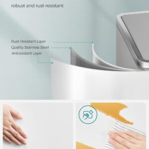 Trash Can 2 x 8 Gallon (2 x 30 L) Garbage Can for Kitchen-Free Shipping